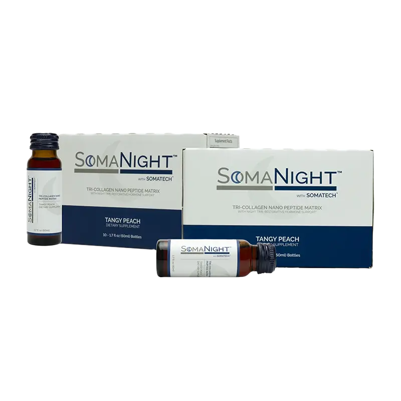 SomaNight product bottles and box