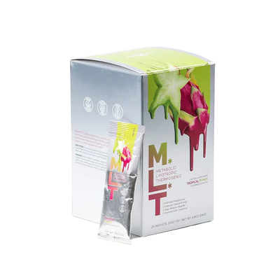 Box and Satchet of MLT Tropical Punch